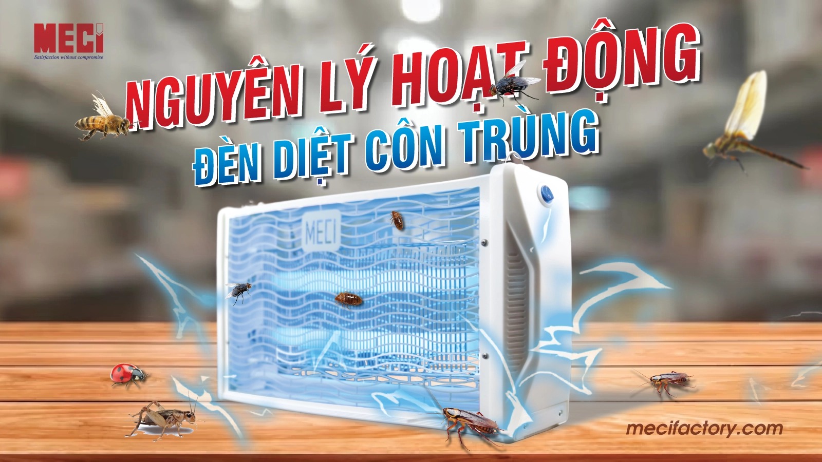 thumb Đèn diệt côn trùng hoạt động như thế nào?