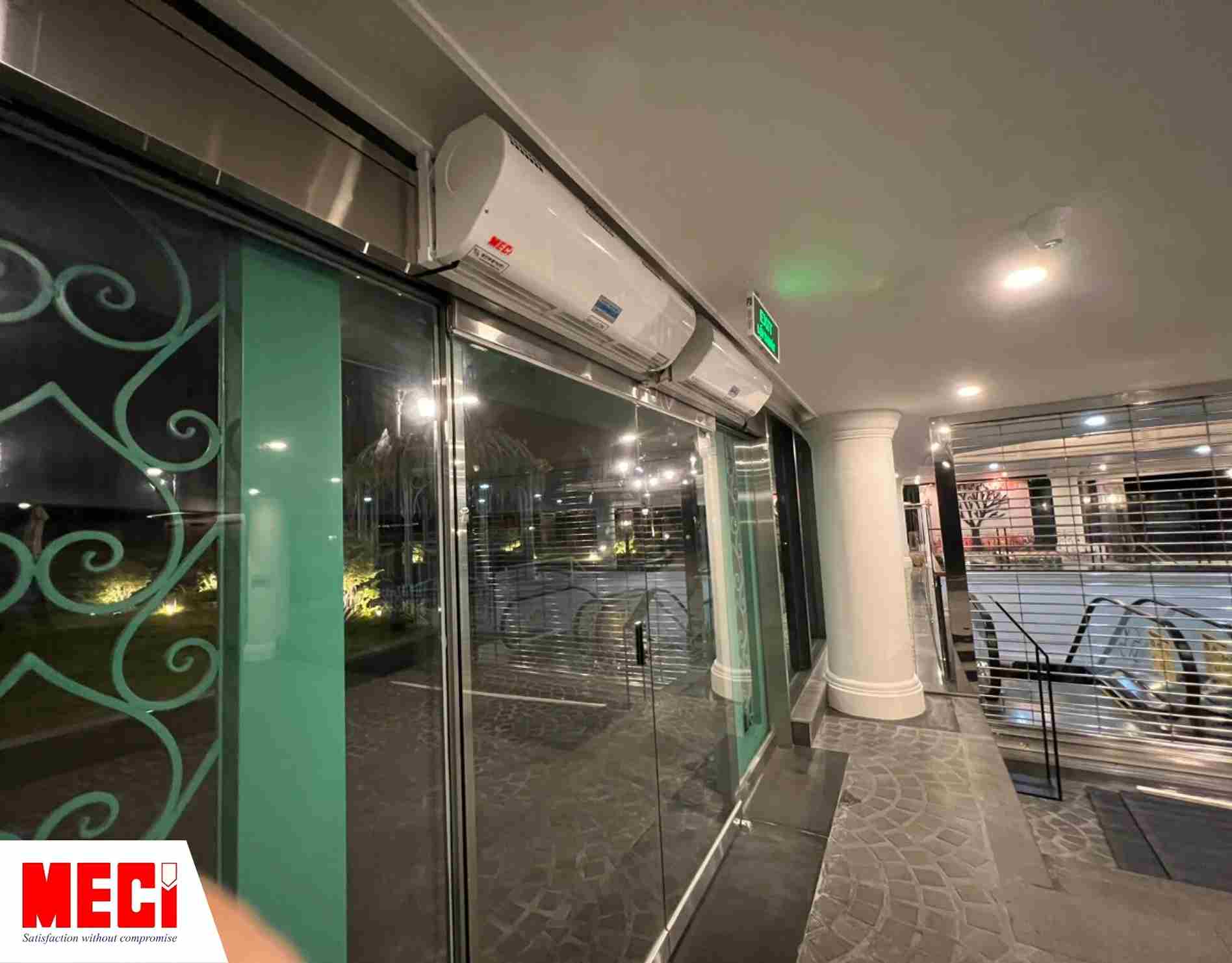 quạt cắt gió MECI lắp đặt tại Diamond Plaza