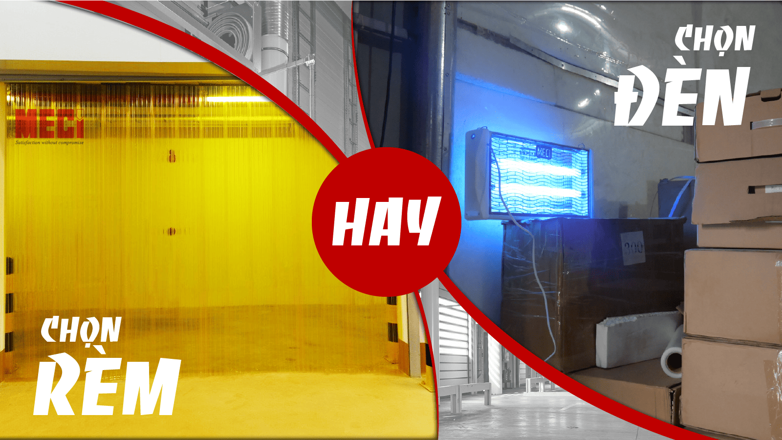 sau khi so sánh đèn diệt côn trùng và rèm nhựa màu vàng nên chọn sản phẩm nào