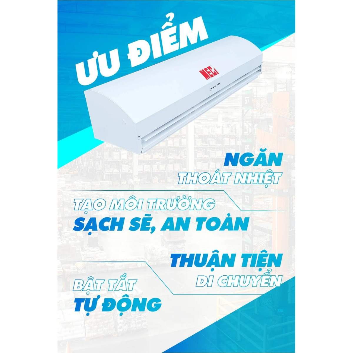 Ưu điểm của quạt cắt gió