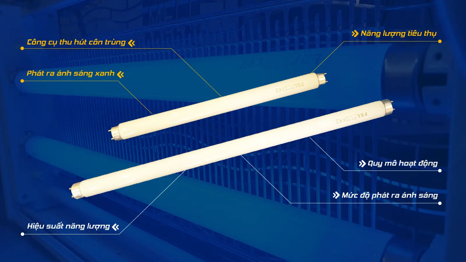 Bóng đèn diệt côn trùng và vai trò của chúng