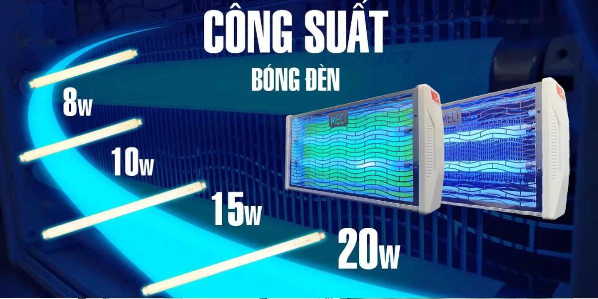 Các chỉ số công suất bóng đèn của đèn diệt côn trùng