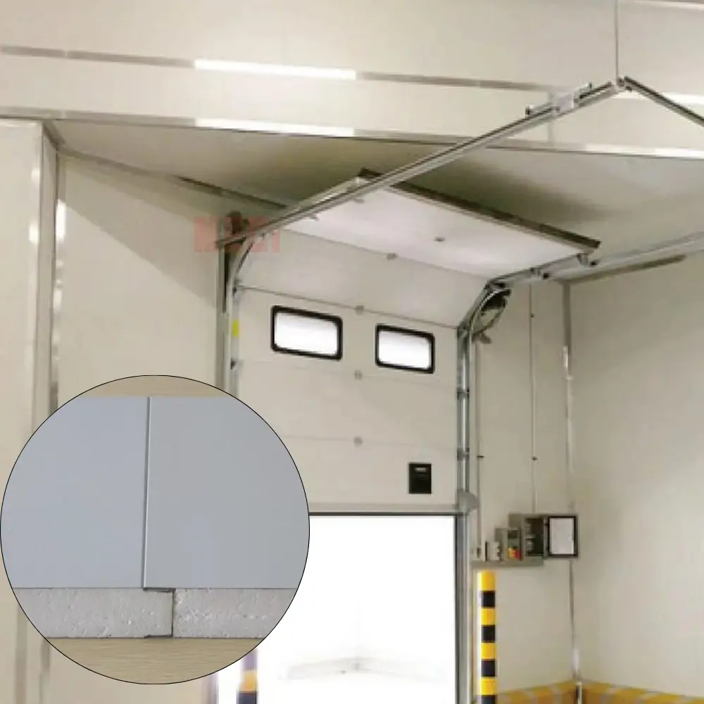 Cấu tạo thân cửa trượt trần.