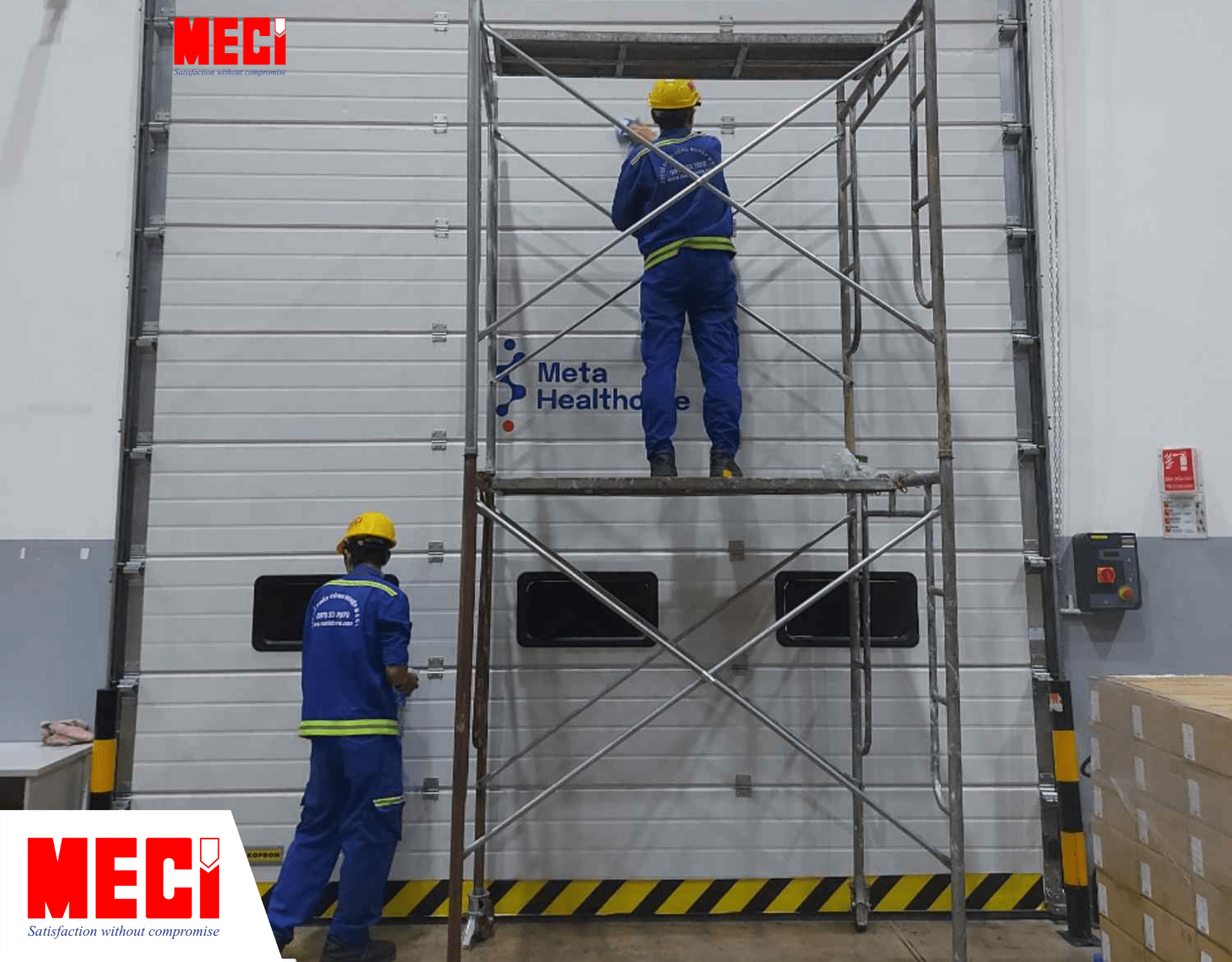 Hạng mục Vệ sinh và bảo dưỡng tại MECI