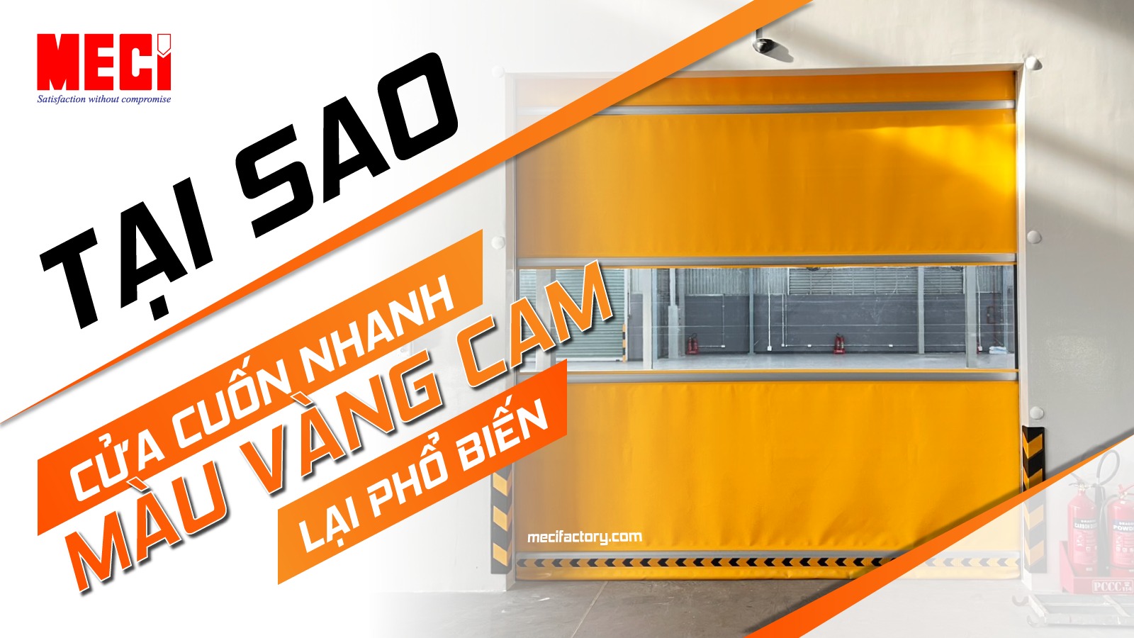thumb Tại sao cửa cuốn nhanh vàng cam lại phổ biến?