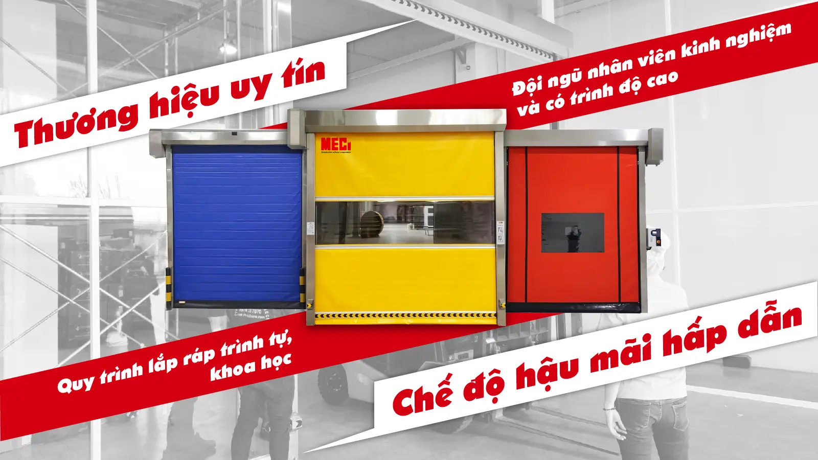 Cửa cuốn nhanh PVC tại Bình Dương