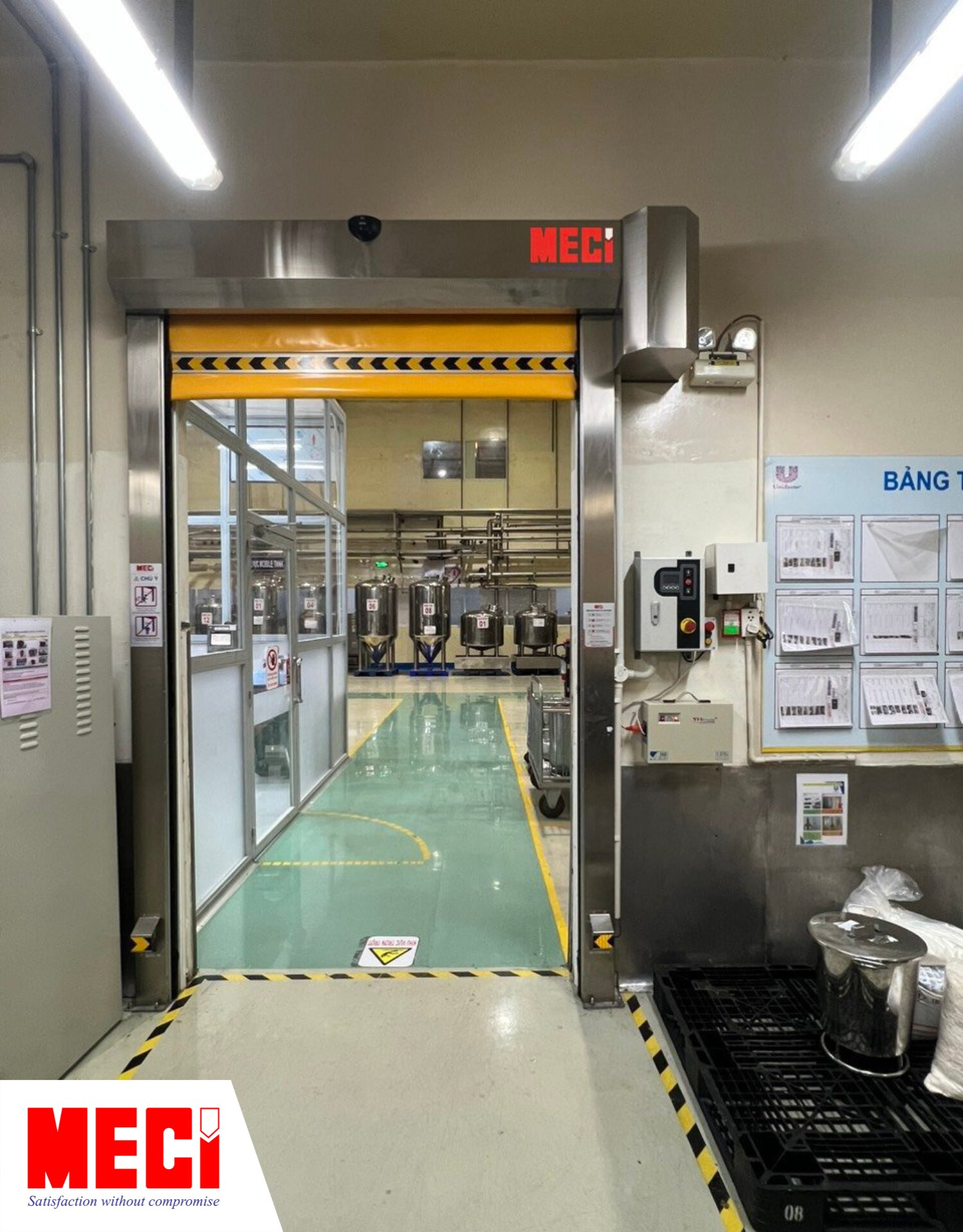 Lưu ý khi sử dụng cửa cuốn nhanh PVC