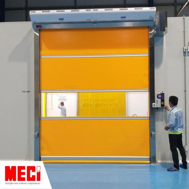 tại sap cửa cuốn nhanh màu vàng cam laị phổ biến hơn các loại khác.