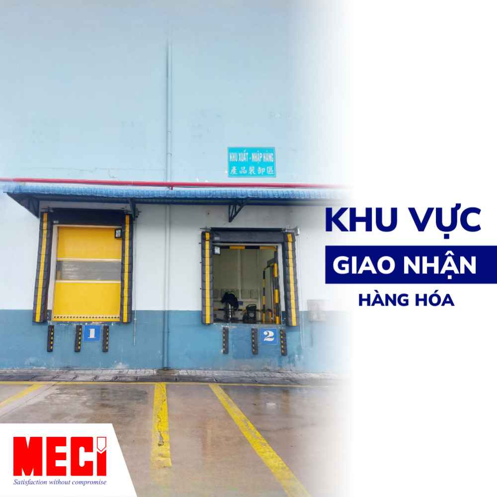 Cửa cuốn tiếp giáp khu vực cửa ngoài nhà xưởng