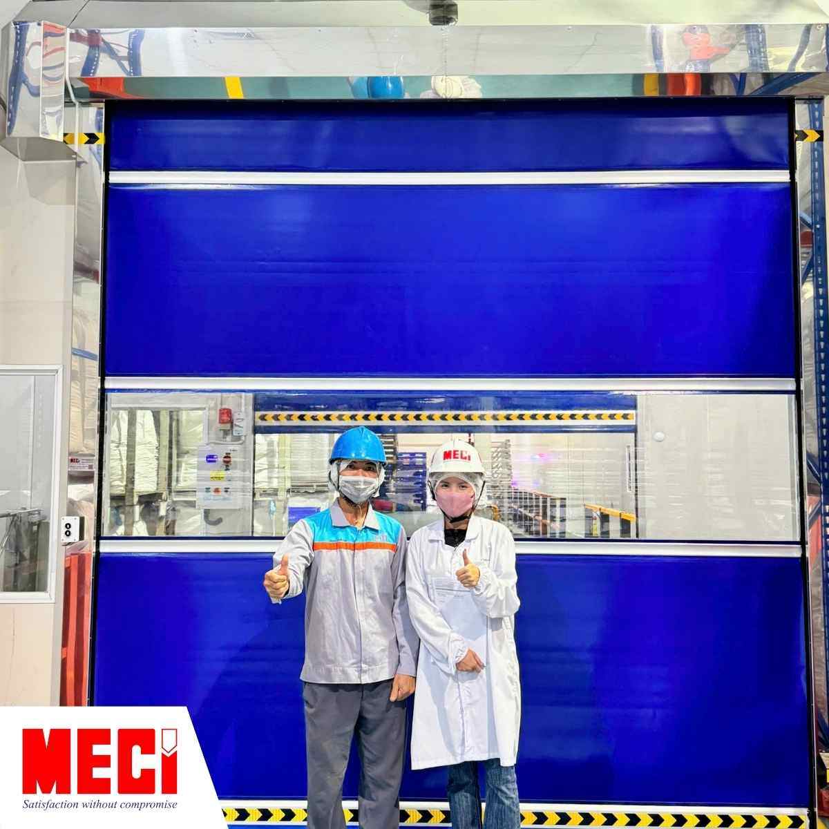 cửa cuốn nhanh - Dự án thi công tại nhà máy Olam Biên Hoà II (Đồng Nai)