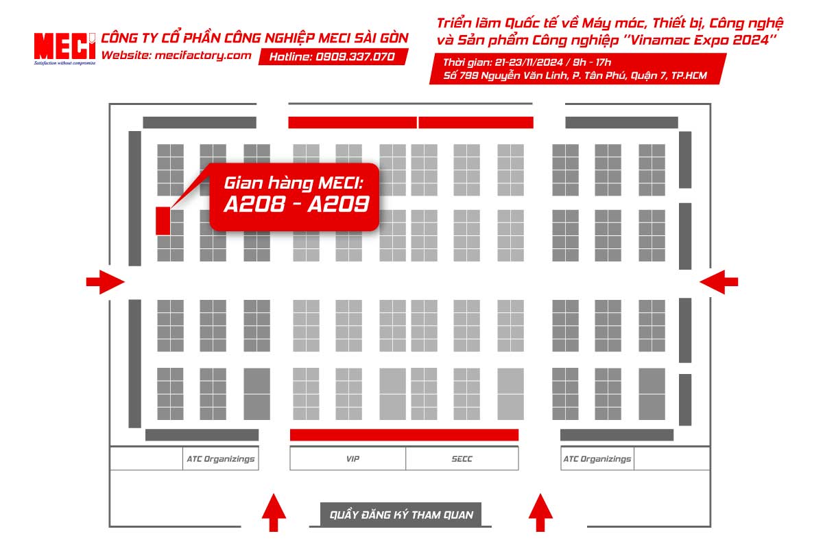 Sơ đồ tại triển lãm SECC