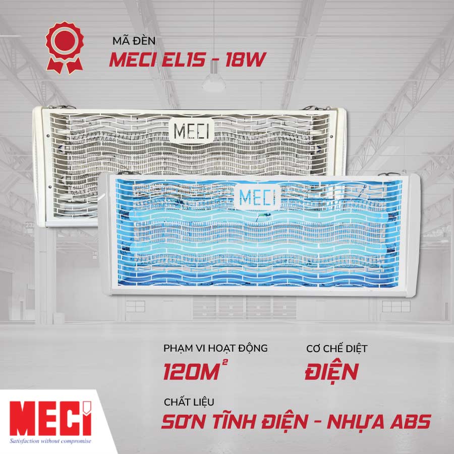 Sản phẩm Đèn diệt côn trùng MECI EL1S - 18W