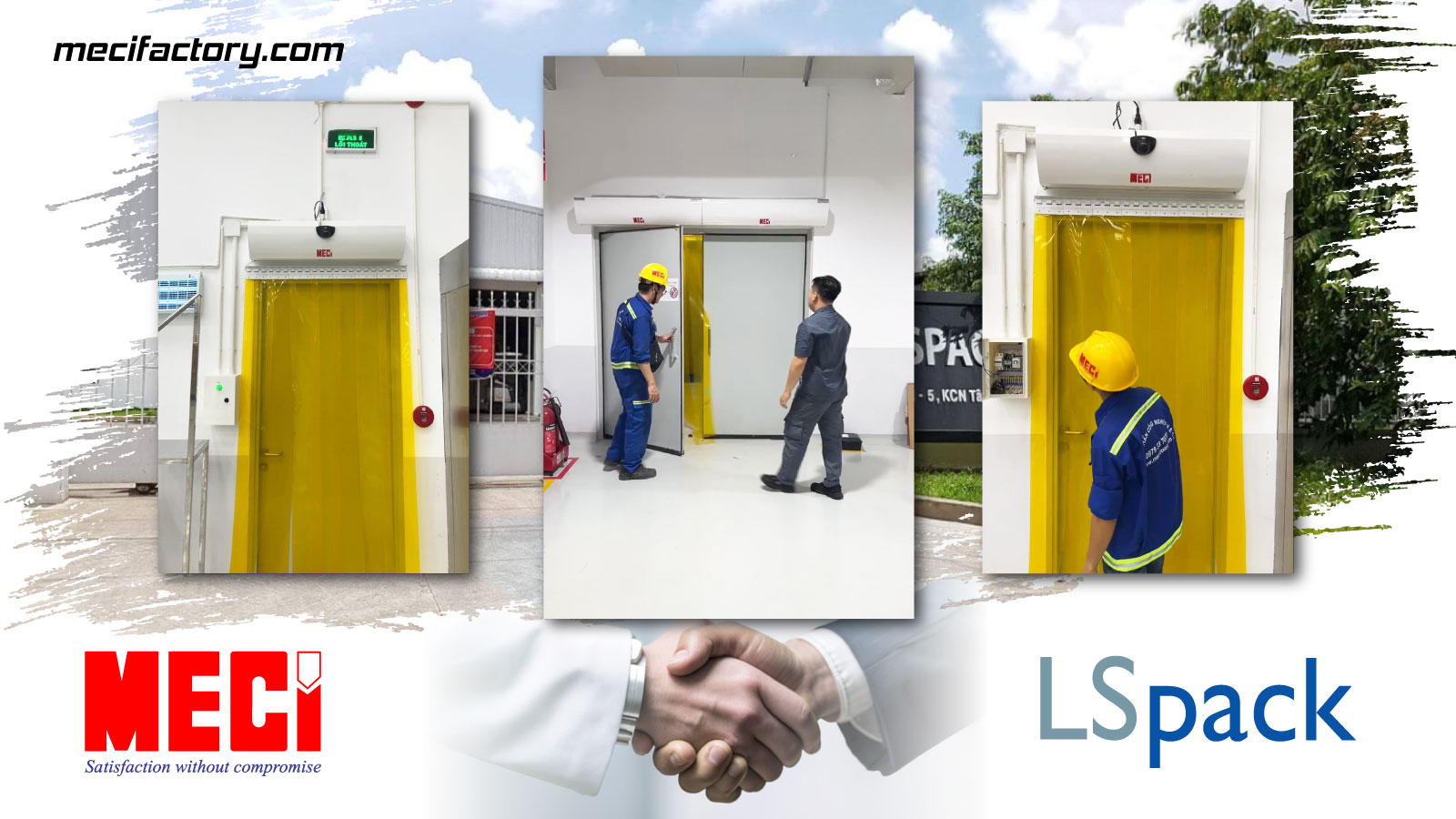 Dự án lắp đặt 5 quạt cắt gió MECI tại nhà máy LSpack