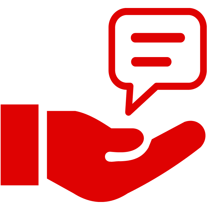 icon tiếp nhận thông tin và tư vấn