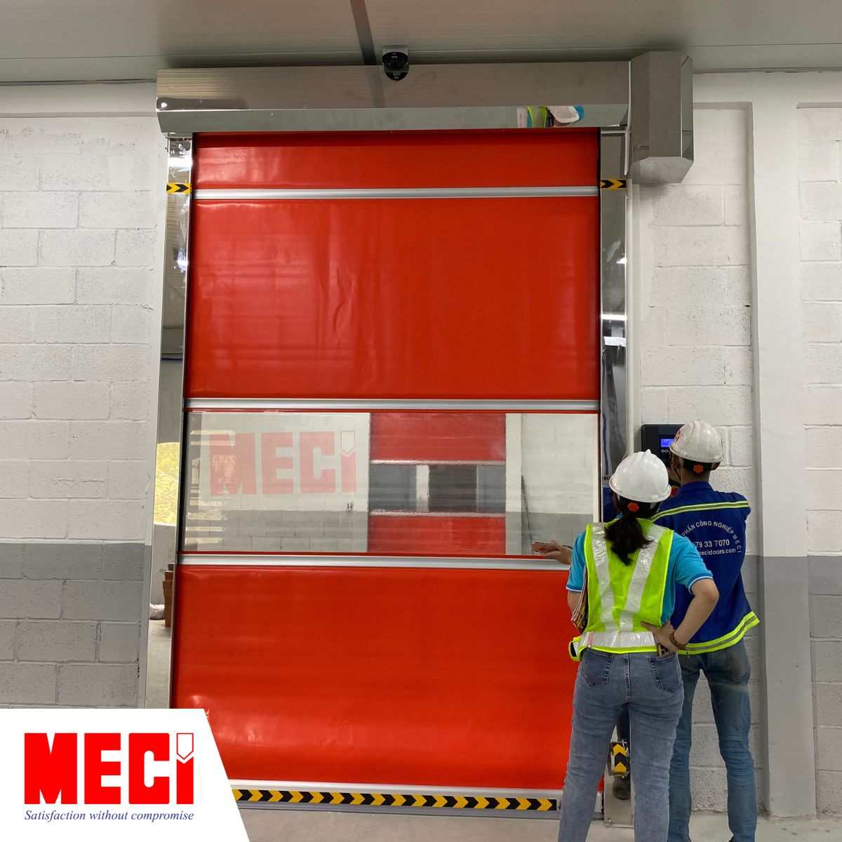 Cửa cuốn nhanh PVC tiêu chuẩn