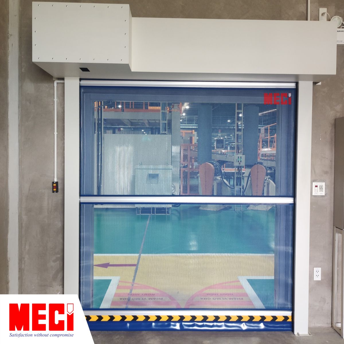 cửa cuốn dạng lưới MECI