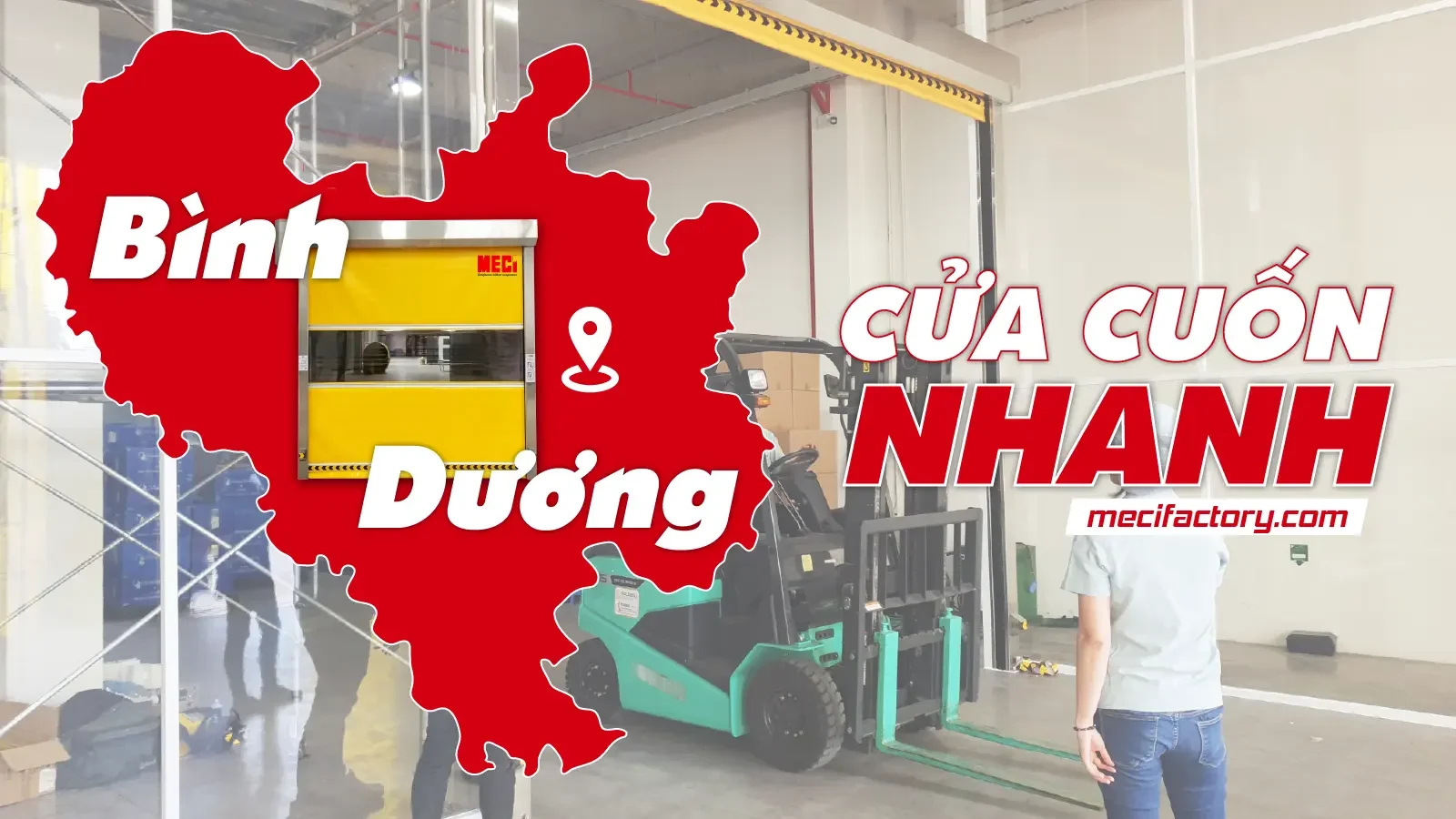 Ảnh bìa cửa cuốn nhanh PVC tại Bình Dương