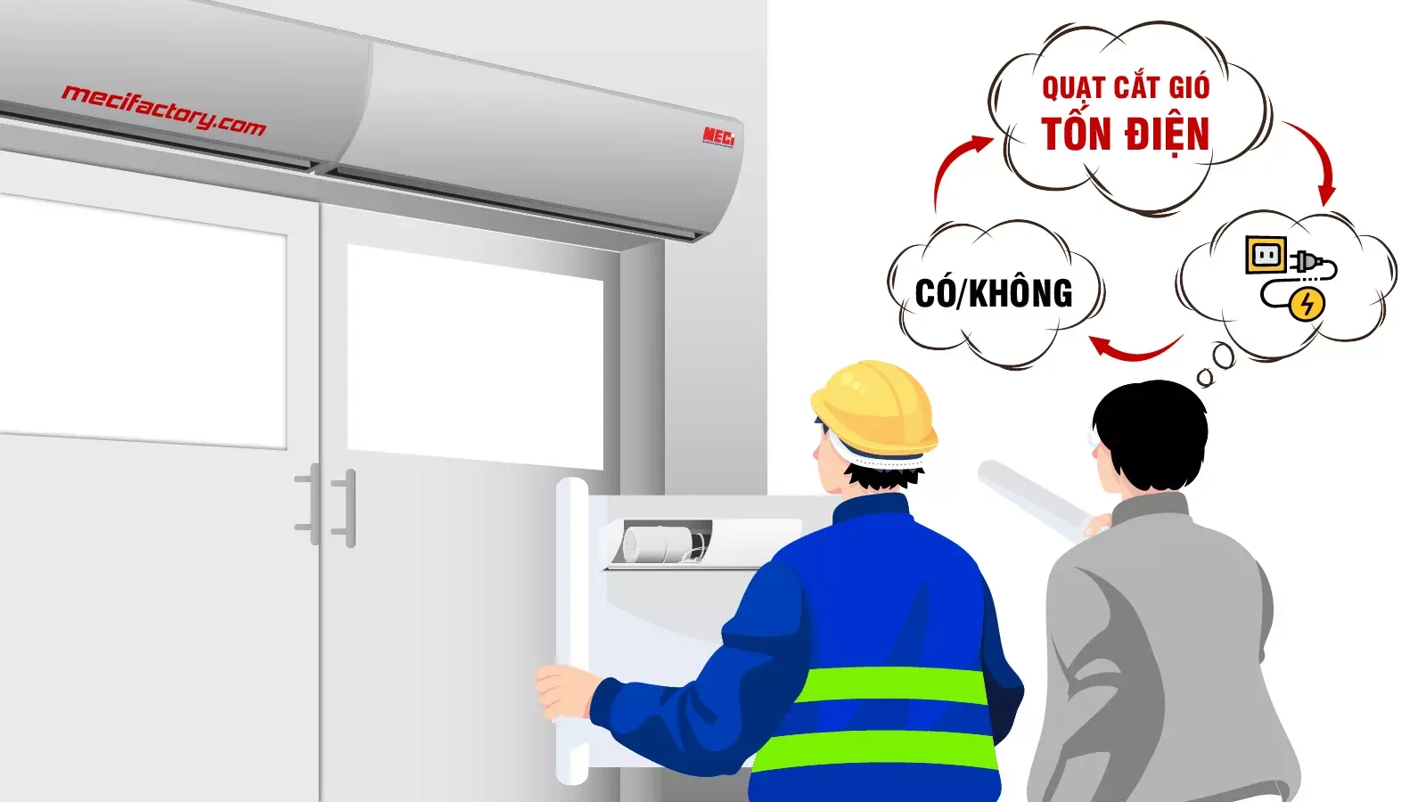 Ảnh bìa quạt cắt gió có tốn điện không