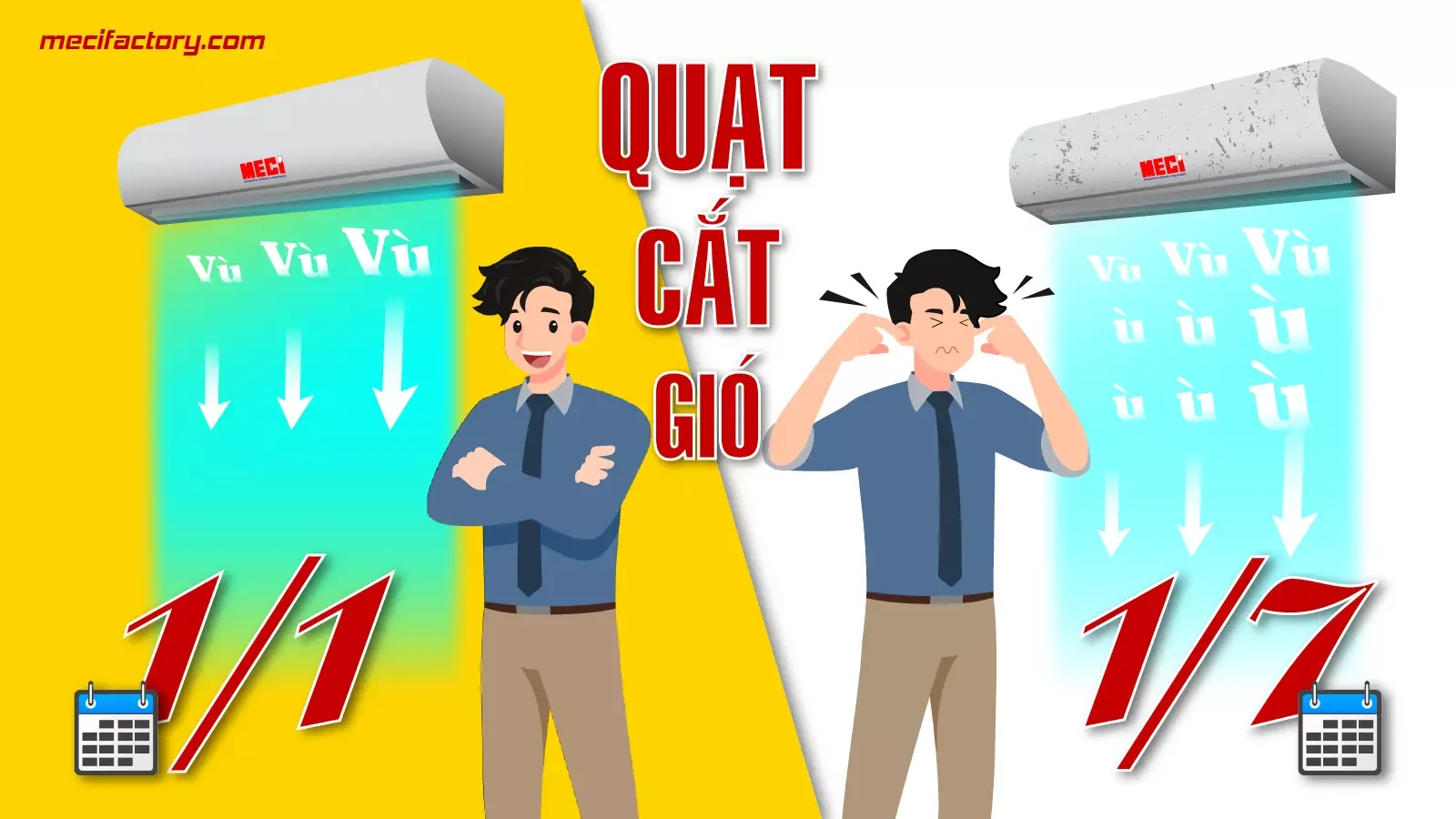 Ảnh bìa tại sao quạt cắt gió ồn hơn bình thường