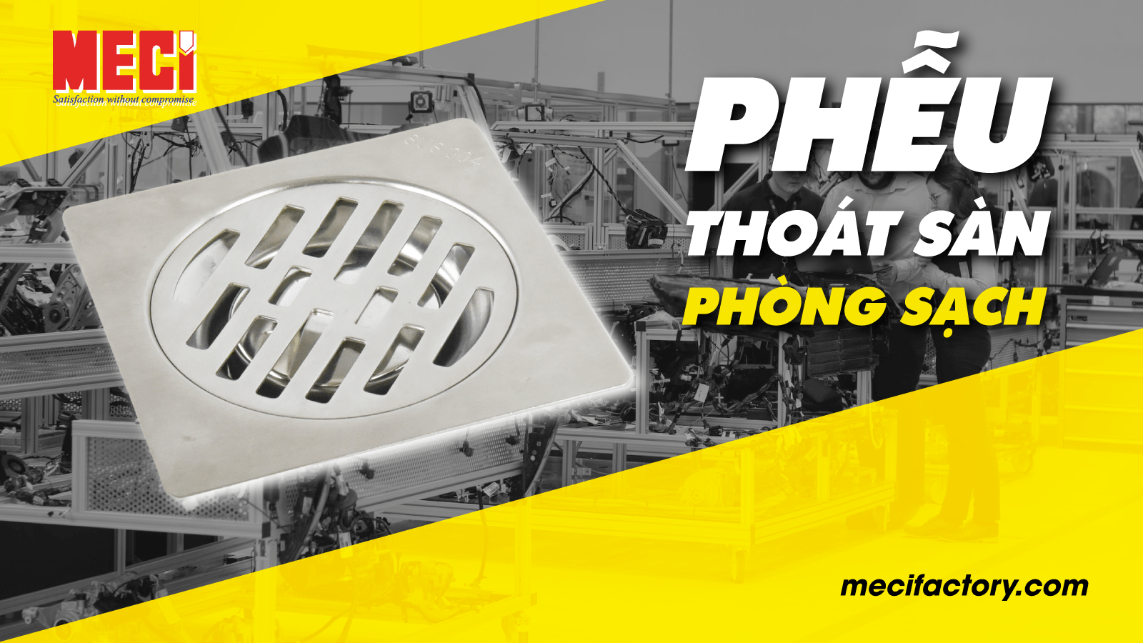 Ảnh bìa bài viết Phễu thoát sàn phòng sạch