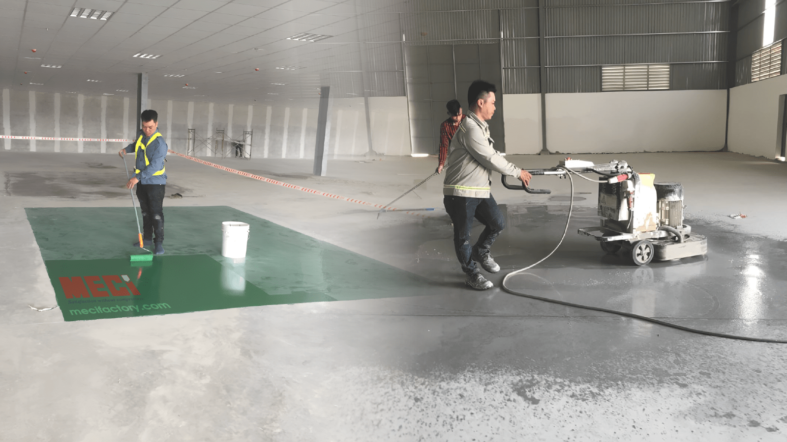 Ảnh bìa bài viết Quy trình thi công sơn epoxy lăn