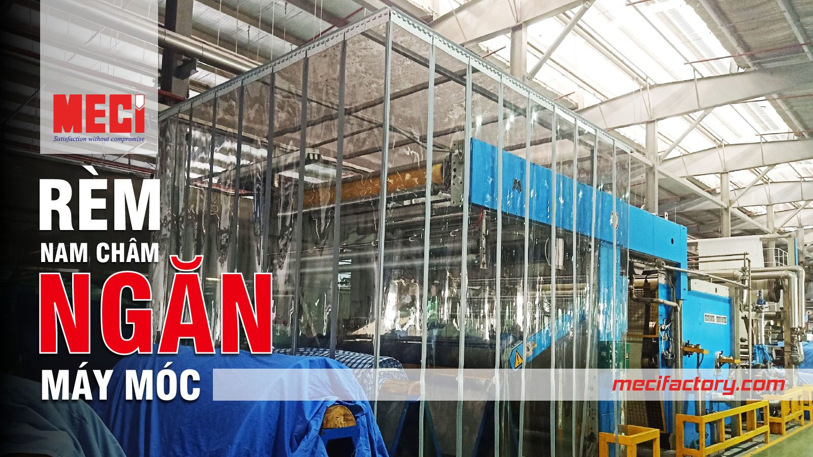 thum của Rèm nhựa nam châm ngăn máy móc