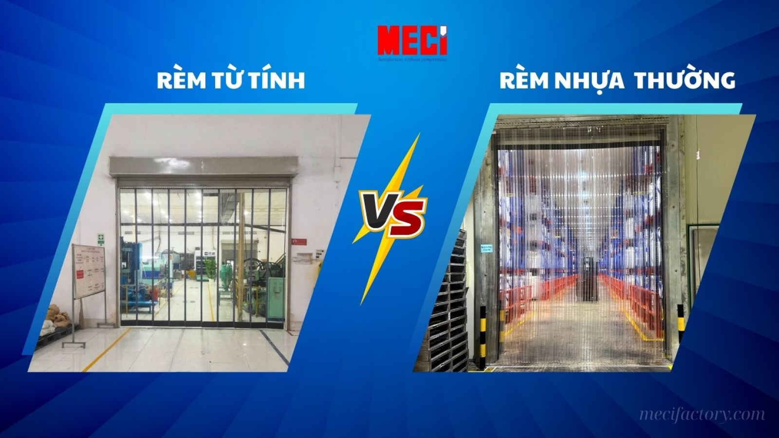 Rèm nhựa từ tính và rèm nhựa thường