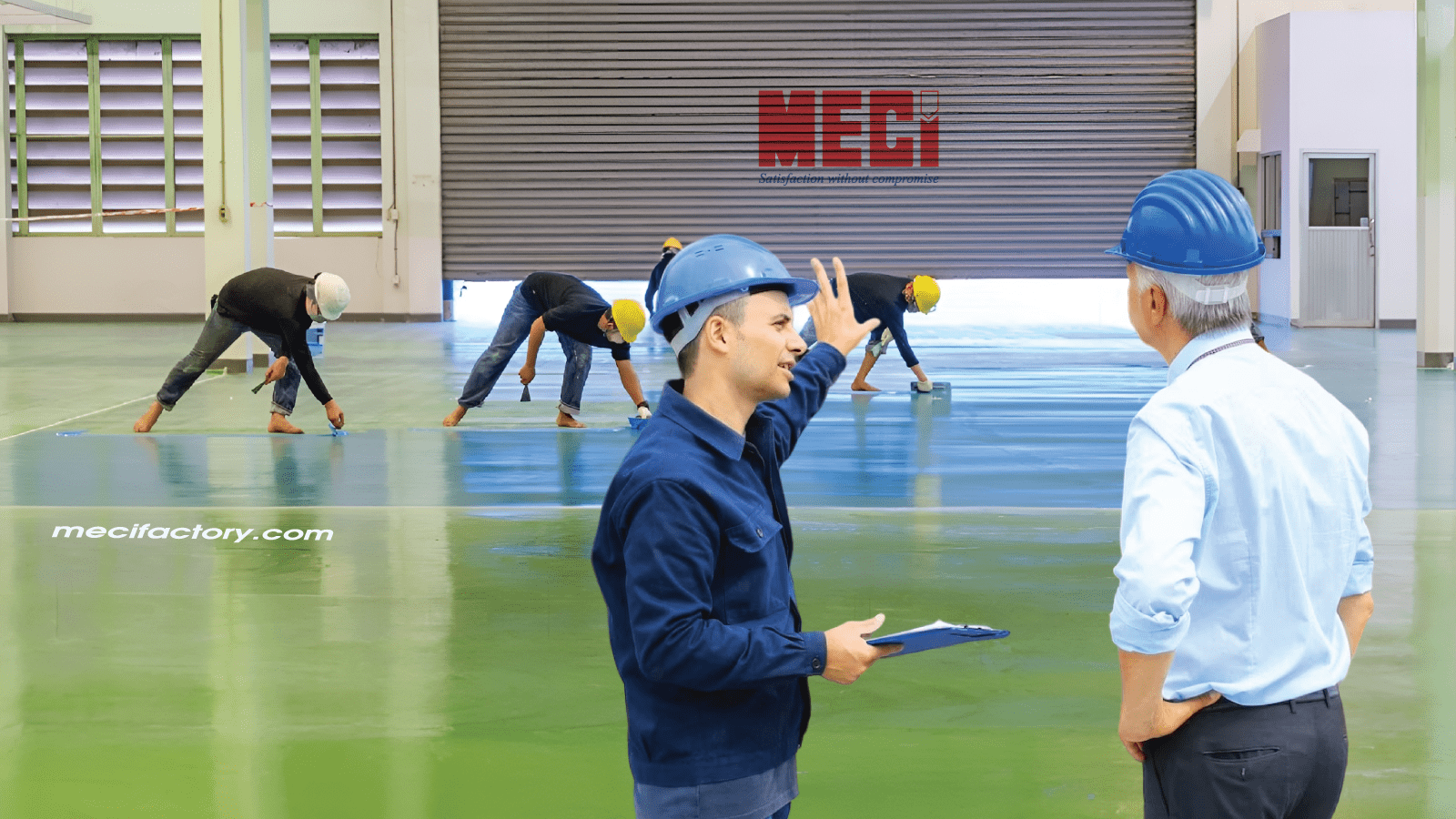 Ảnh bìa bài viết Sơn epoxy nền nhà xưởng