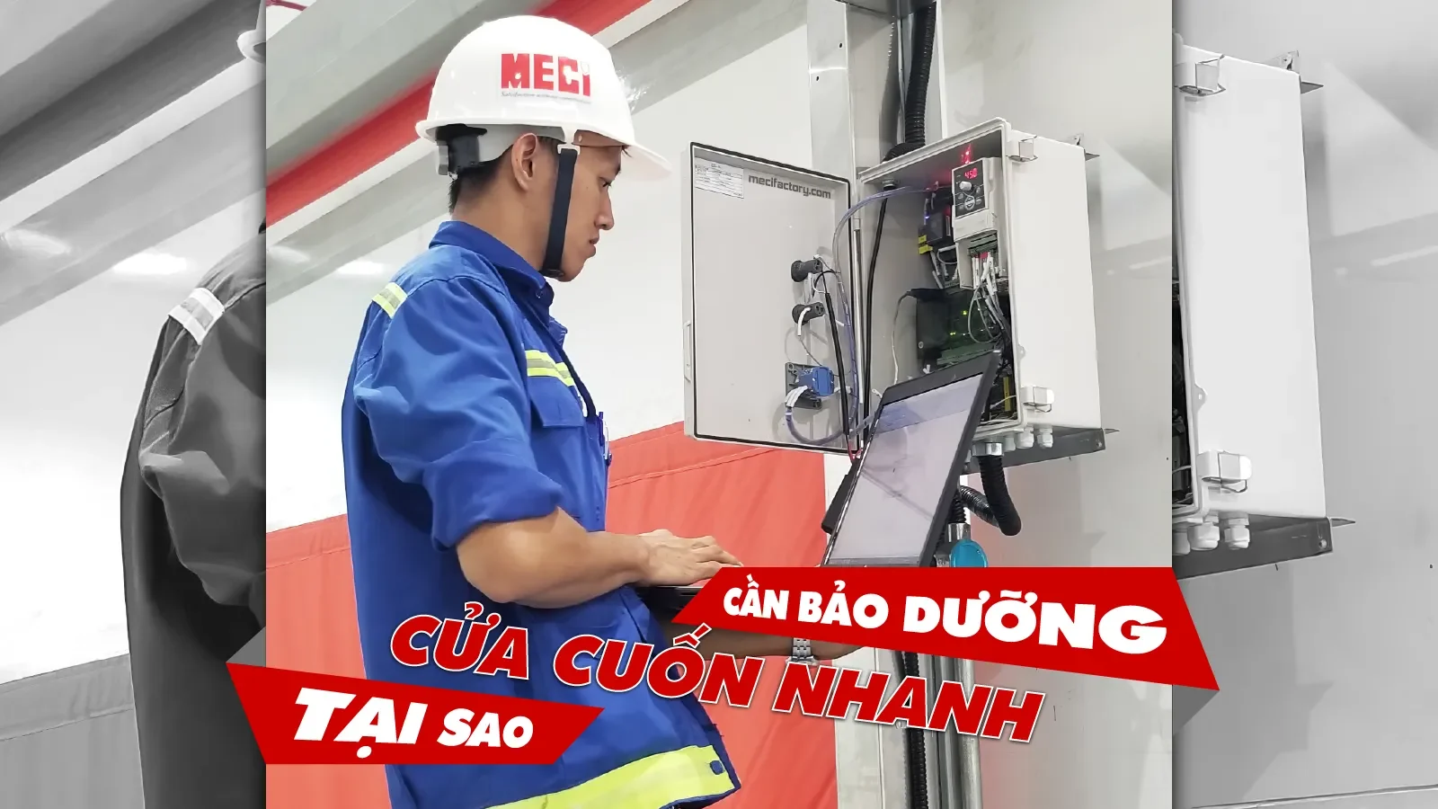 thumb của bảo dưỡng cửa cuốn nhanh PVC