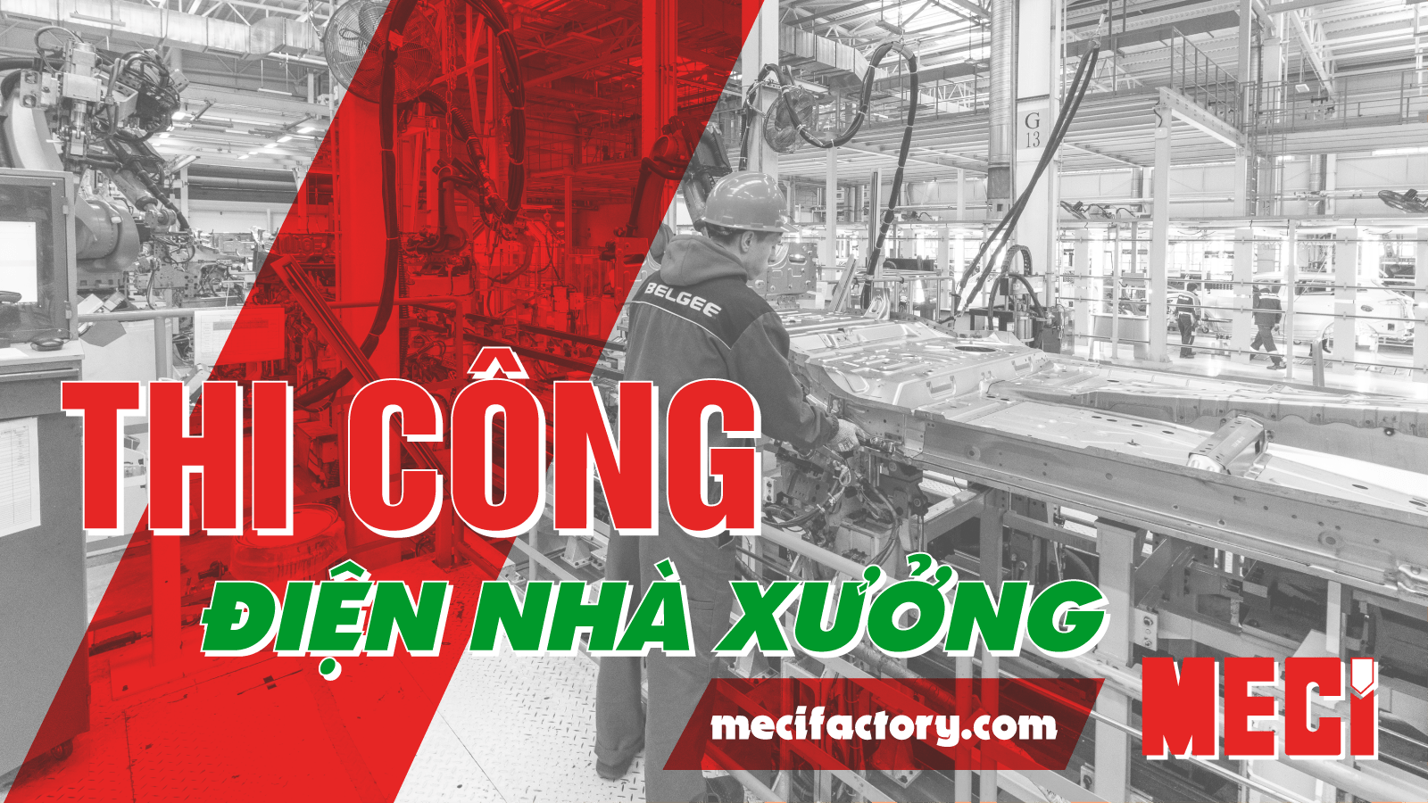 ảnh bìa thi công điện nhà xưởng