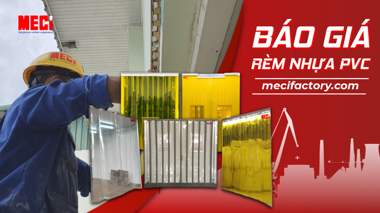 ảnh bìa của bảng giá rèm nhựa PVC MECI