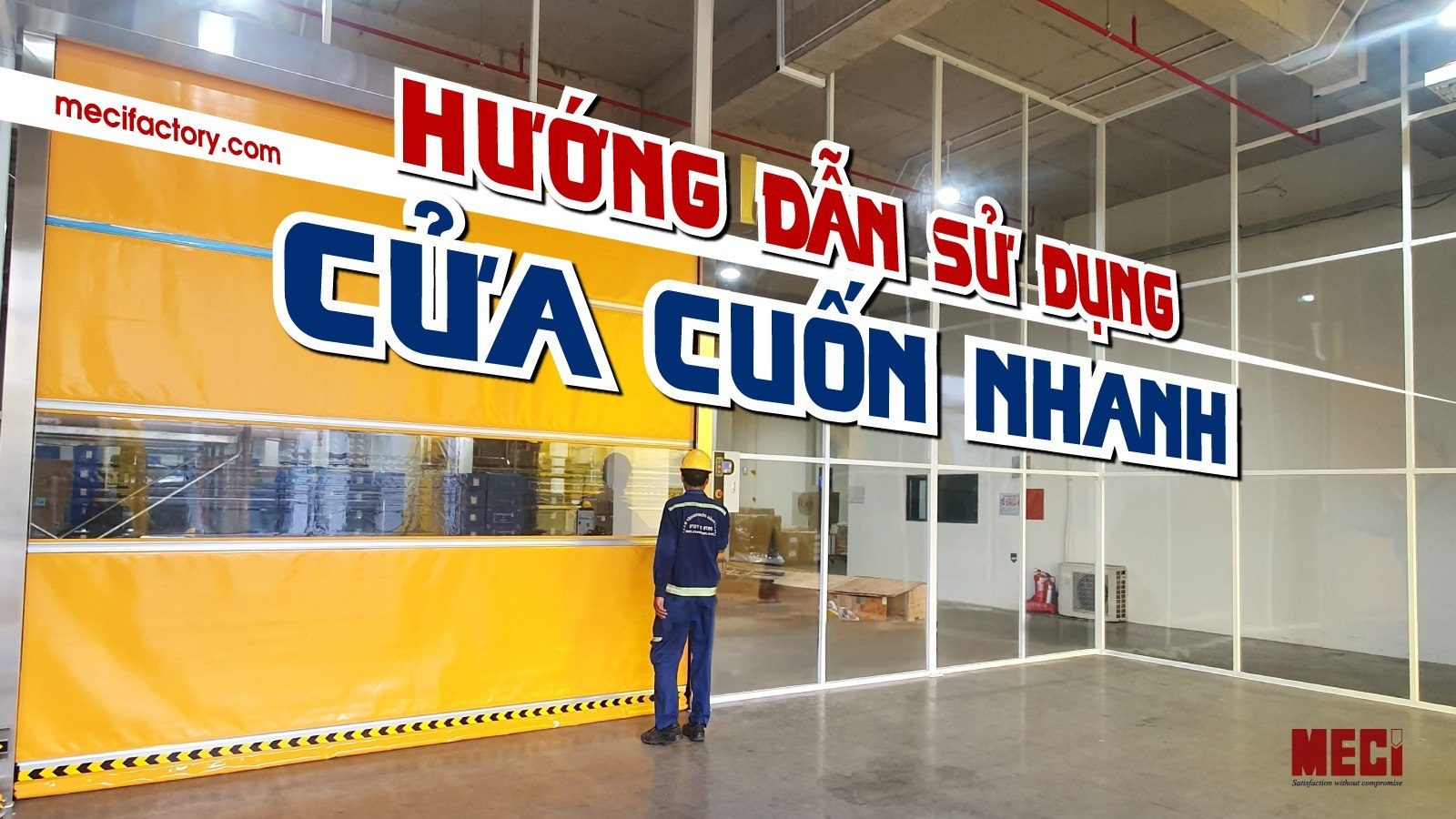 ành bìa của hướng dẫn sử dụng cửa cuốn tốc độ cao hiệu quả