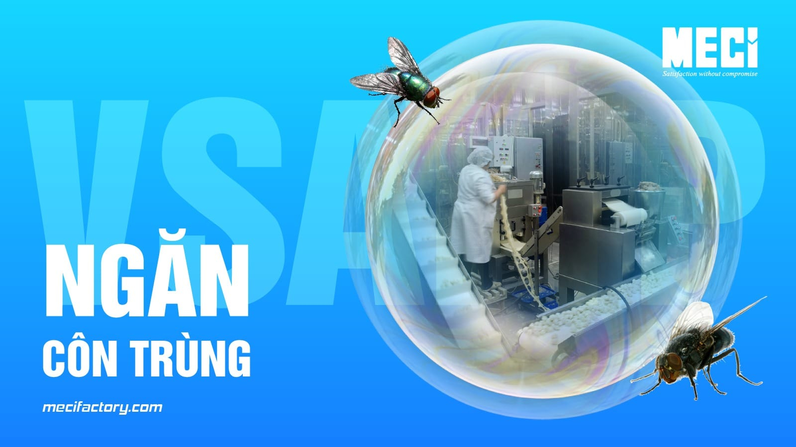ảnh bìa của ngăn côn trùng nhà máy thực phẩm