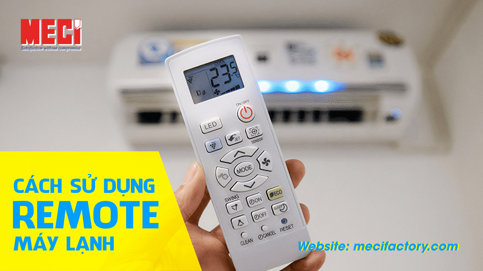 Ảnh bìa bài cách sử dụng remote máy lạnh