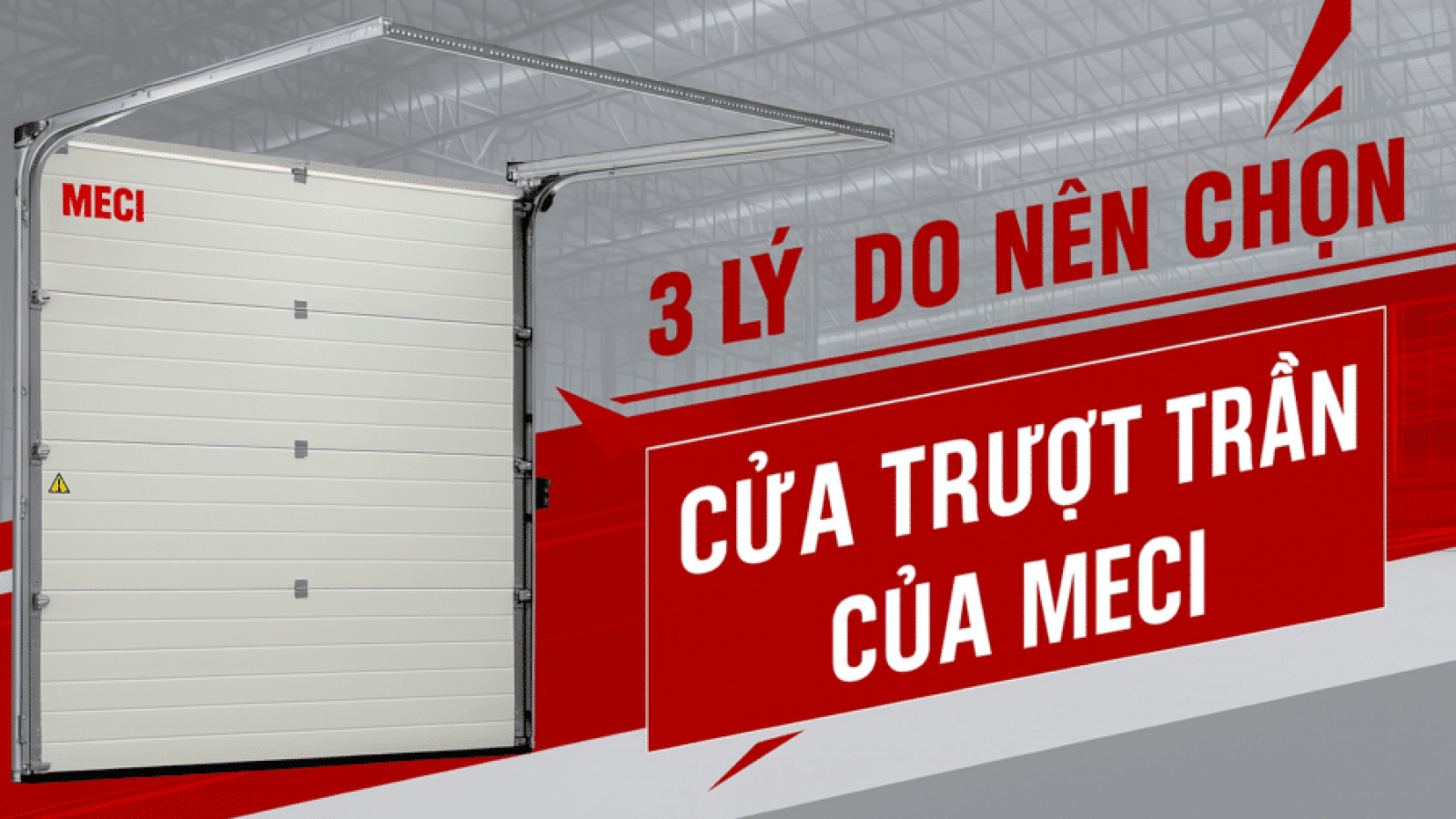 3 lý do nên mua cửa trượt trần hiệu meci