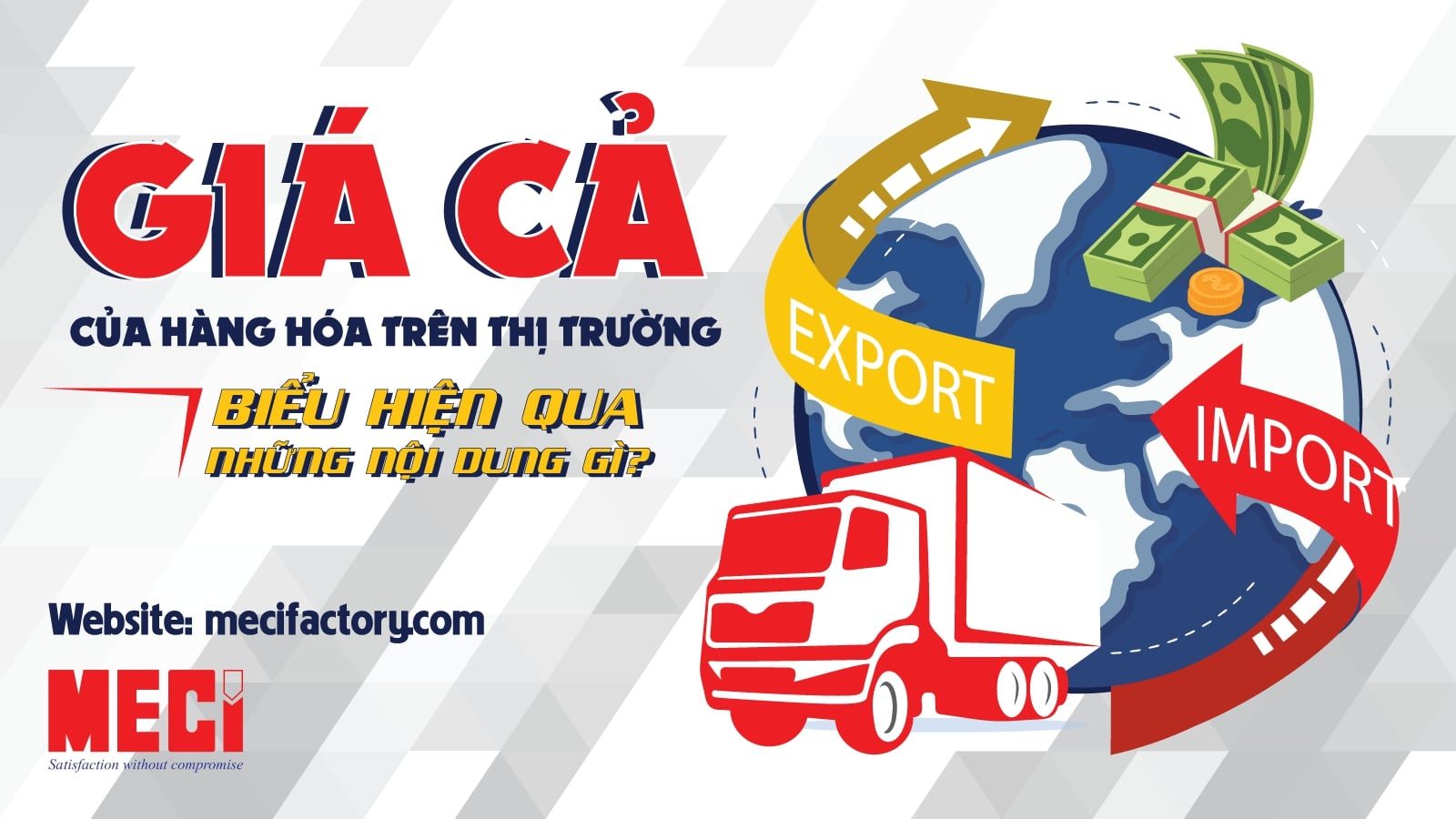 Giá cả của hàng hóa trên thị trường biểu hiện qua những nội dung gì?