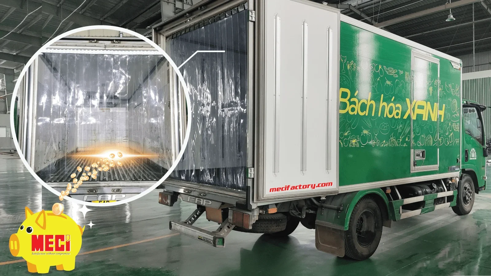 ảnh bìa của rèm nhựa PVC cho Bách Hóa Xanh