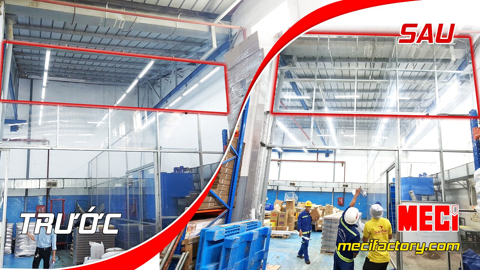 ảnh bìa của dự án gia cố thêm vách ngăn nhựa cho Nutrinest