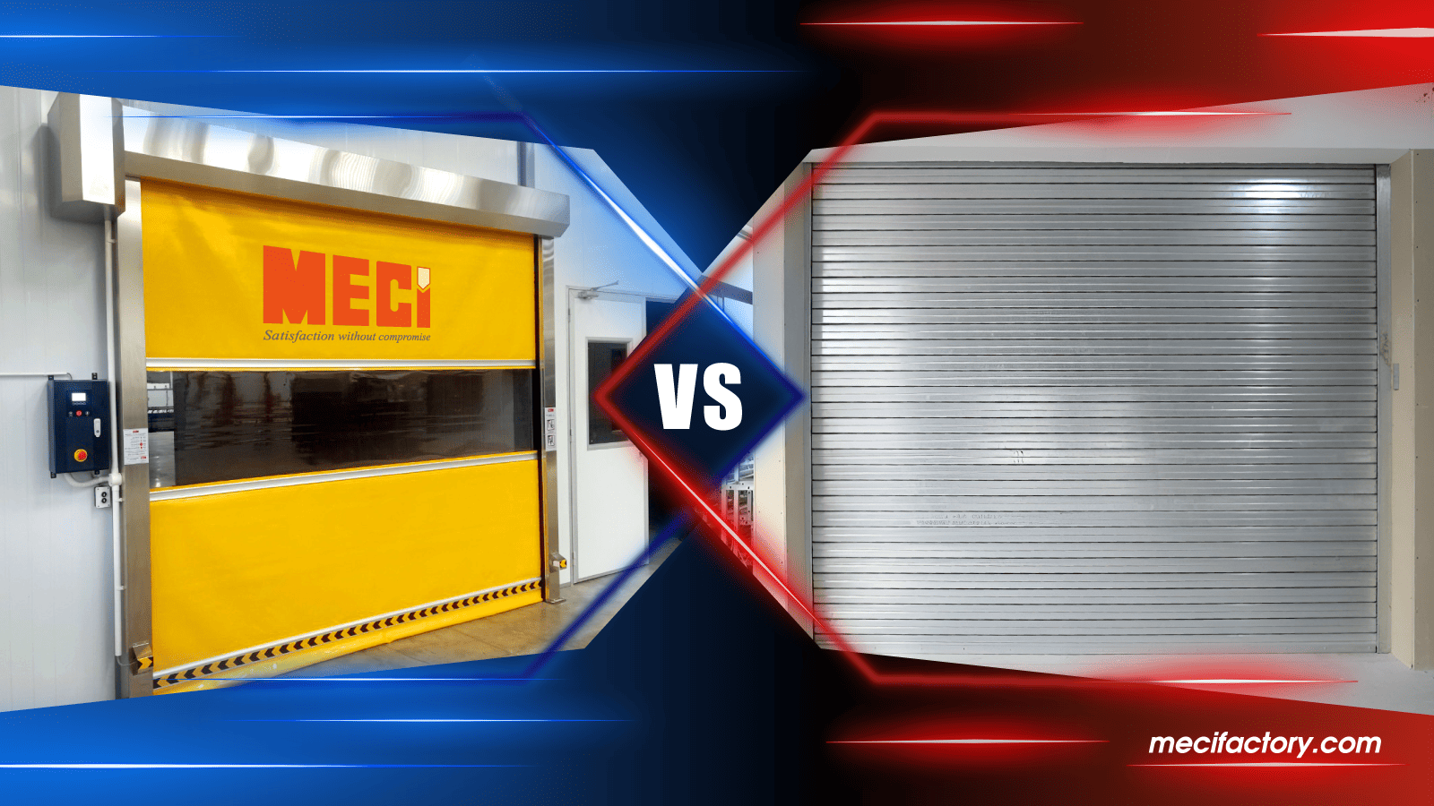 thumbnail của so sánh cửa cuốn nhanh PVC và cửa cuốn thông thường