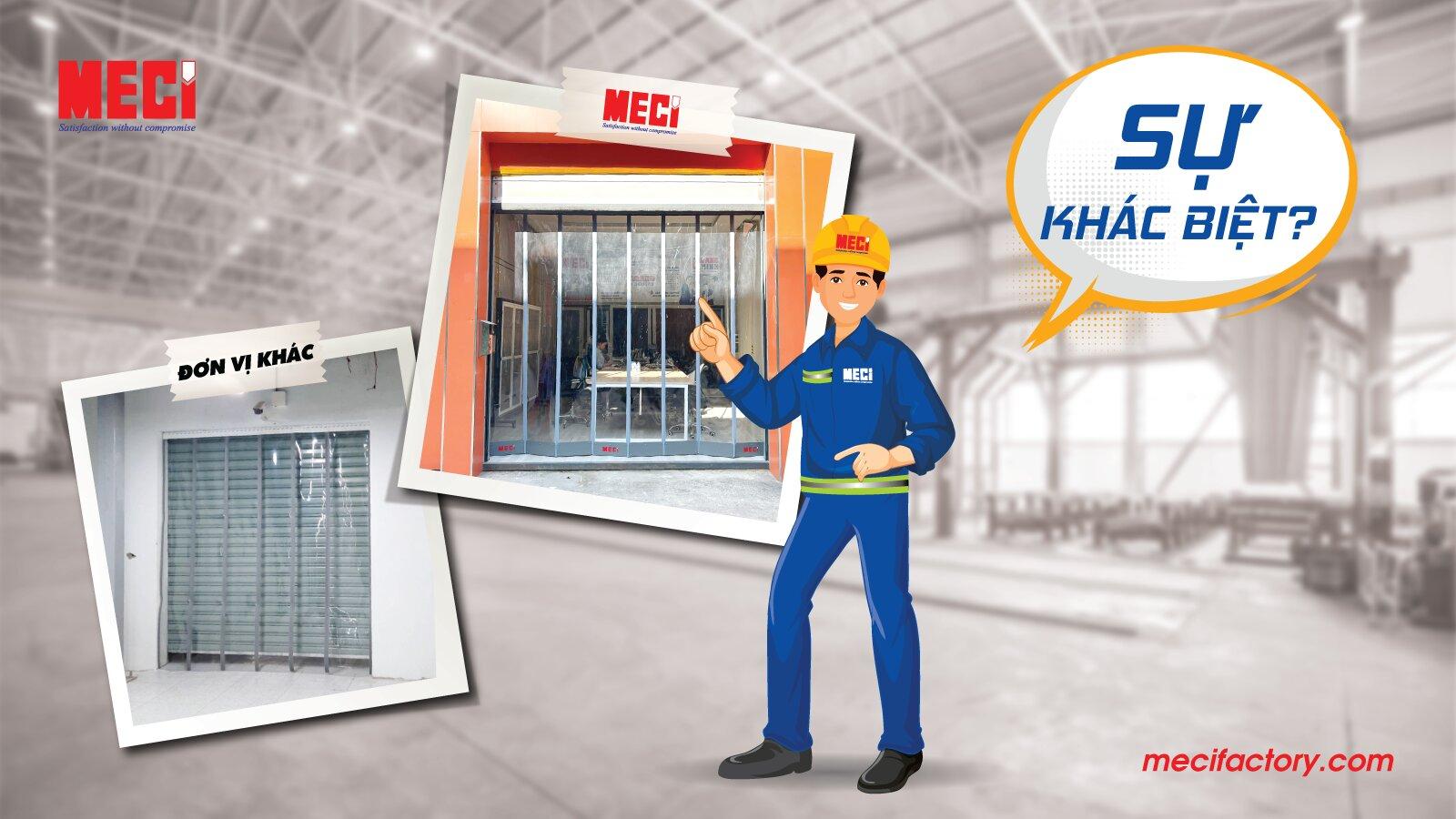 ảnh bìa so sánh rèm nhựa nam châm MECI với đơn vị khác